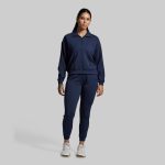 Lounge Lux Quarter Zip Pullover (BP Navy)