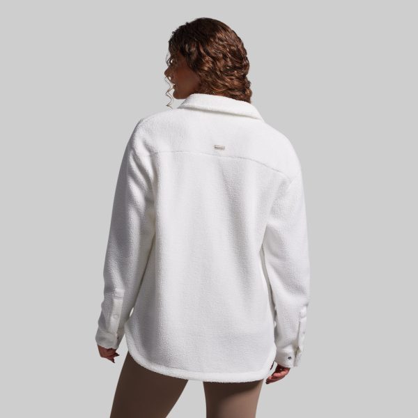 Between the Lines Fleece Jacket (Blanc)