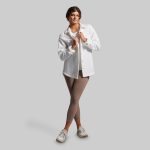 Between the Lines Fleece Jacket (Blanc)